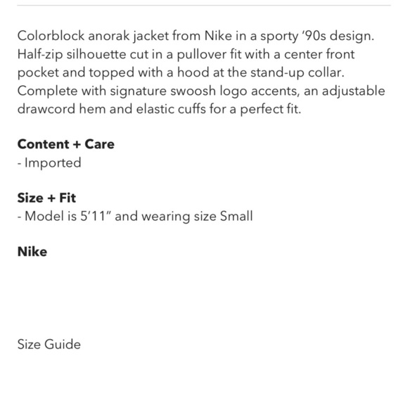 Nike Swoosh Anorak Jacket - Picture 2 of 2